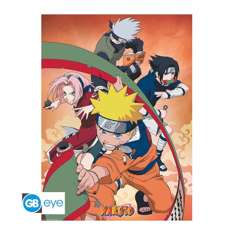Póster Equipo 7 52x38 Naruto - ABYstyle