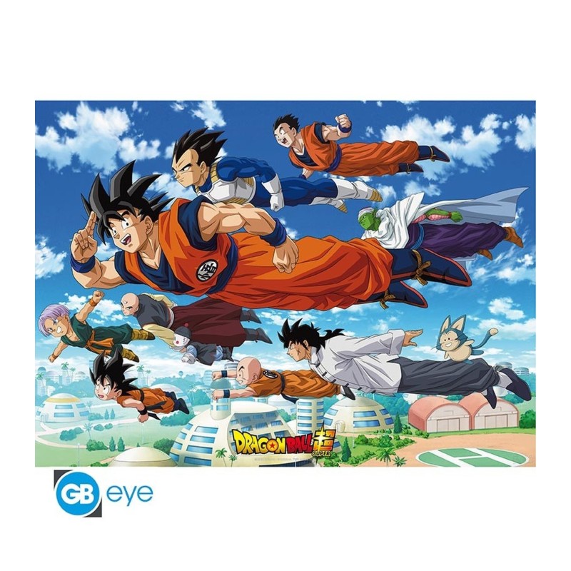 Póster Goku y amigos 52x38 Dragon Ball - ABYstyle
