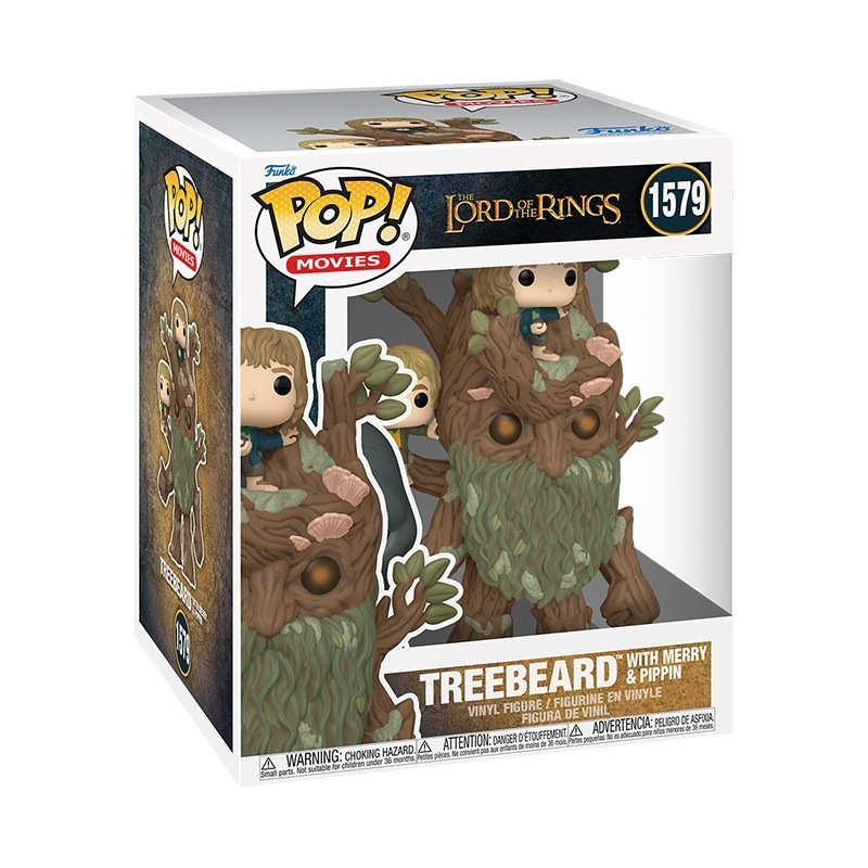 Funko Pop! 6" Treebeard w/Mary & Pip - El Señor de los Anillos