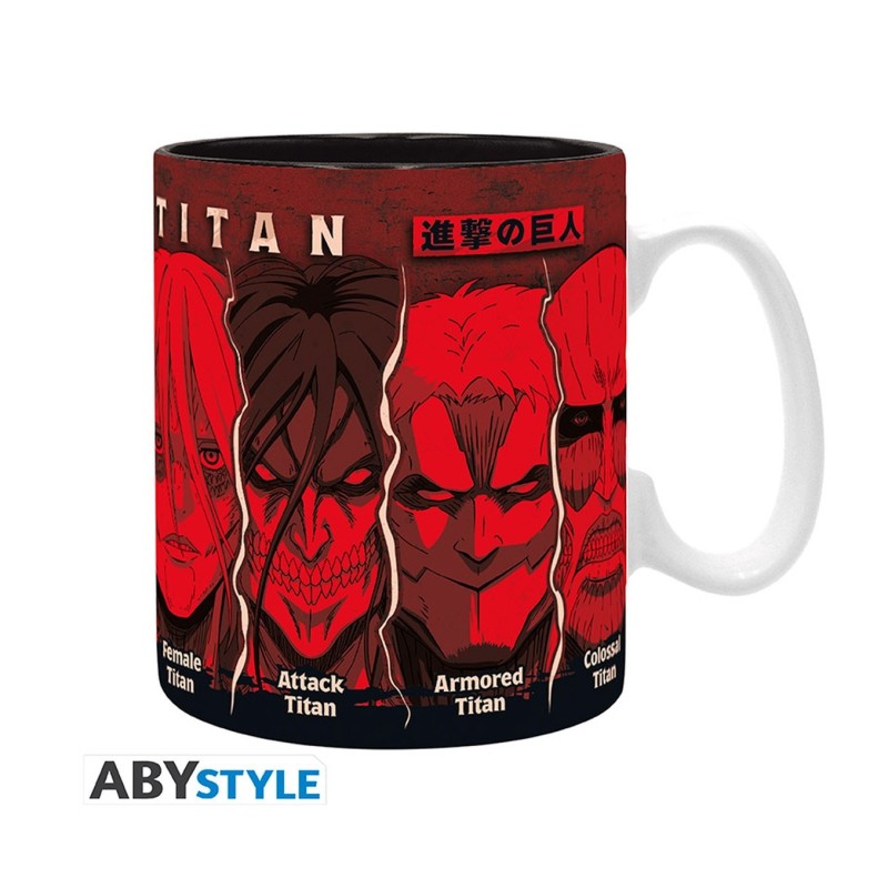 Taza Todos los titanes 460 ml Attack on Titan - ABYstyle