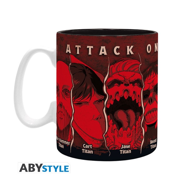 Taza Todos los titanes 460 ml Attack on Titan - ABYstyle