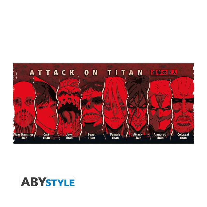 Taza Todos los titanes 460 ml Attack on Titan - ABYstyle