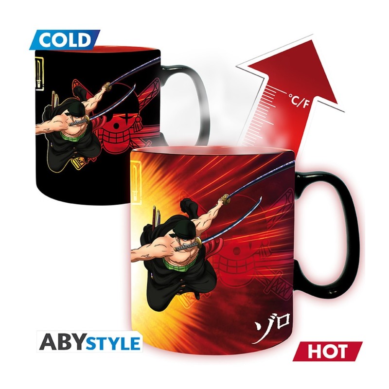 Taza térmica Zoro y Sanji 460 ml One Piece - ABYstyle