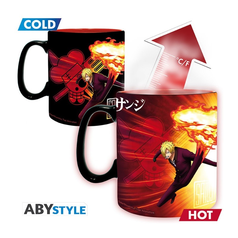 Taza térmica Zoro y Sanji 460 ml One Piece - ABYstyle