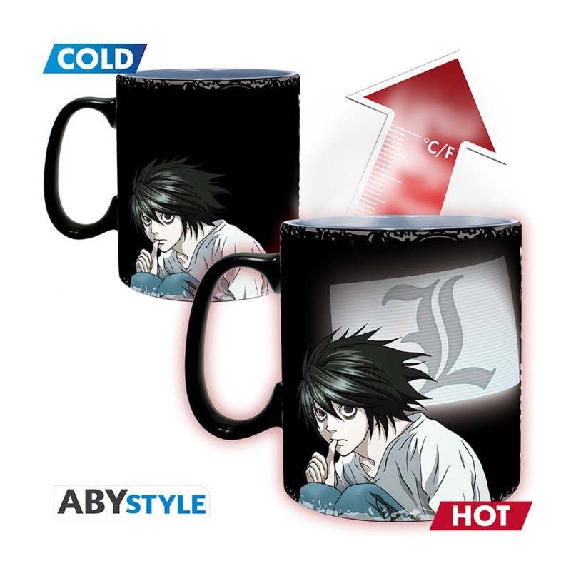 Taza térmica Kira y L 460 ml Death Note - ABYstyle