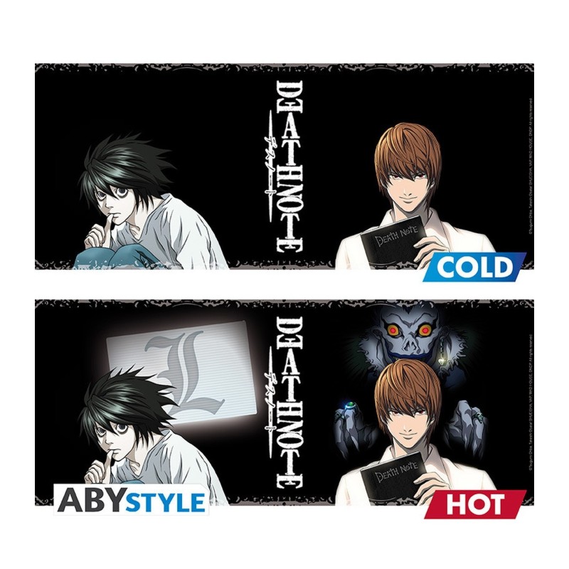Taza térmica Kira y L 460 ml Death Note - ABYstyle