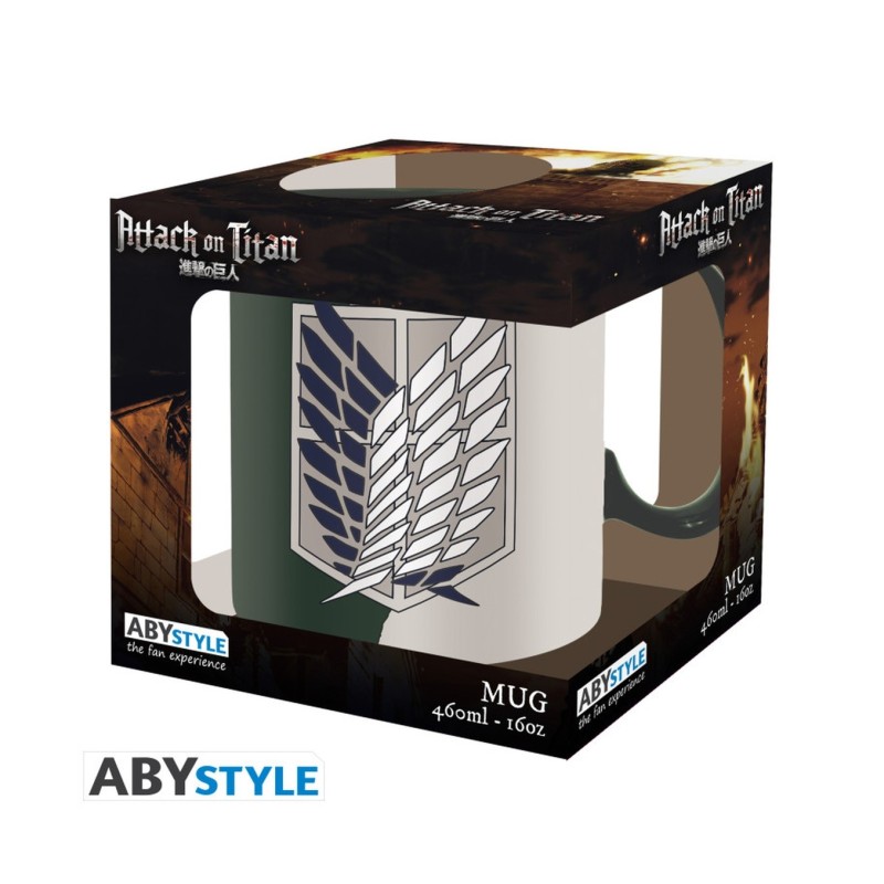 Taza Emblema T4 460 ml Attack on Titan - ABYstyle