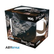 Taza Ilustración principal T4 320 ml Attack on Titan - ABYstyle