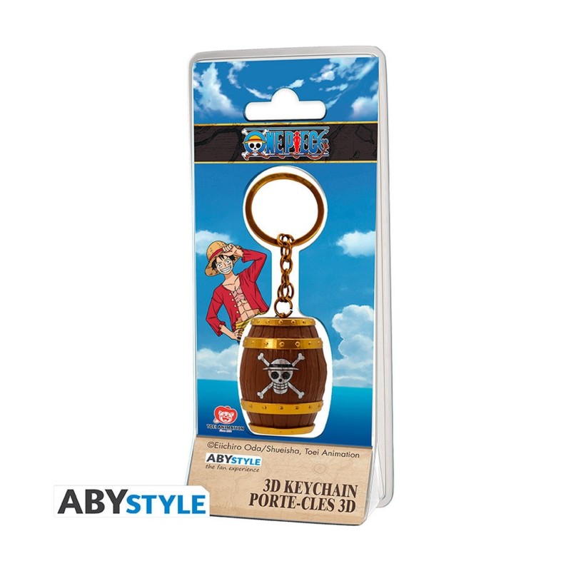 Llavero 3D Barrel One Piece - ABYstyle