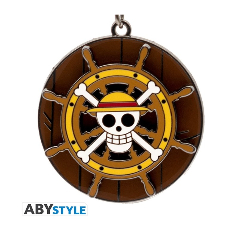 Llavero Metálico Timón del Thousand Sunny One Piece - ABYstyle