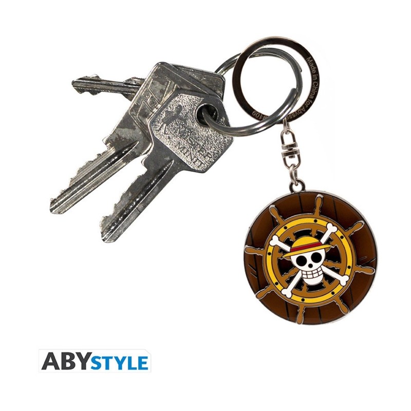 Llavero Metálico Timón del Thousand Sunny One Piece - ABYstyle