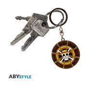 Llavero Metálico Timón del Thousand Sunny One Piece - ABYstyle