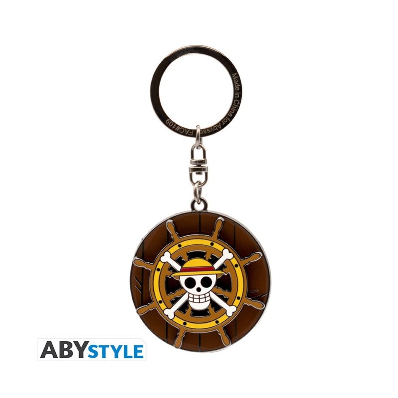 Llavero Metálico Timón del Thousand Sunny One Piece - ABYstyle