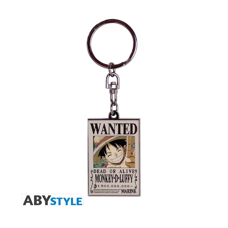 Llavero Metálico "Cartel de recompensa de Luffy" One Piece - ABYstyle