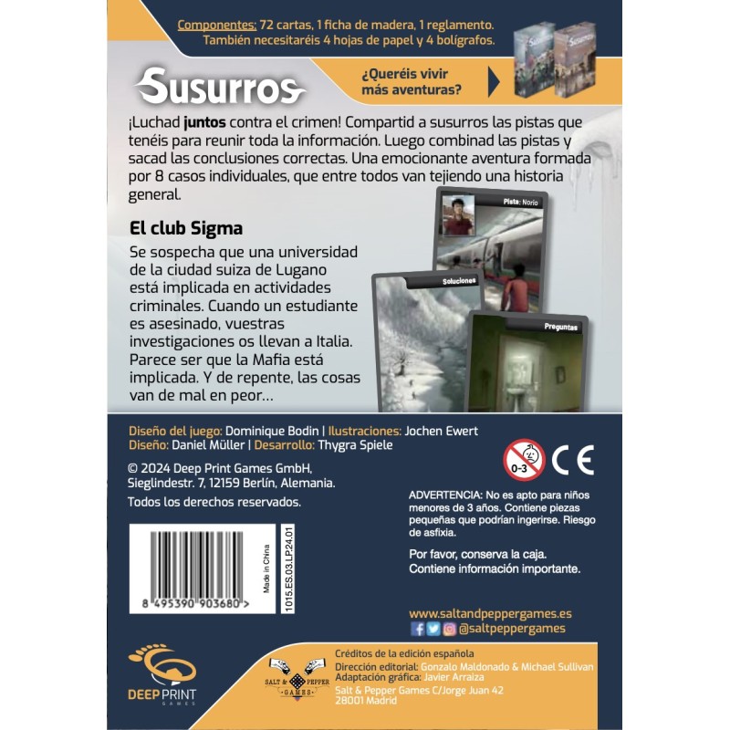 Susurros 3: El club Sigma