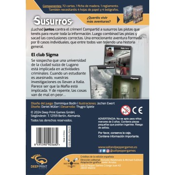 Susurros 3: El club Sigma