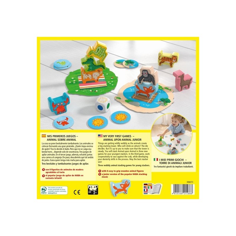 Mis primeros juegos – Animal sobre animal