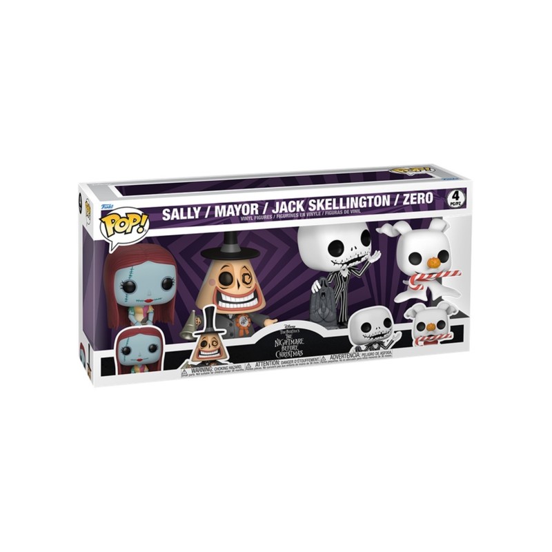 Funko POP! Vinyl 4-PACK - Pesadilla antes de Navidad