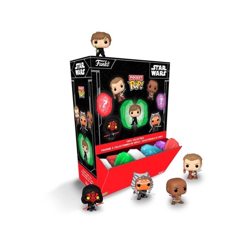 Funko Pocket POP! Capsule Kyber Crystals (12 unidades) - Star Wars
