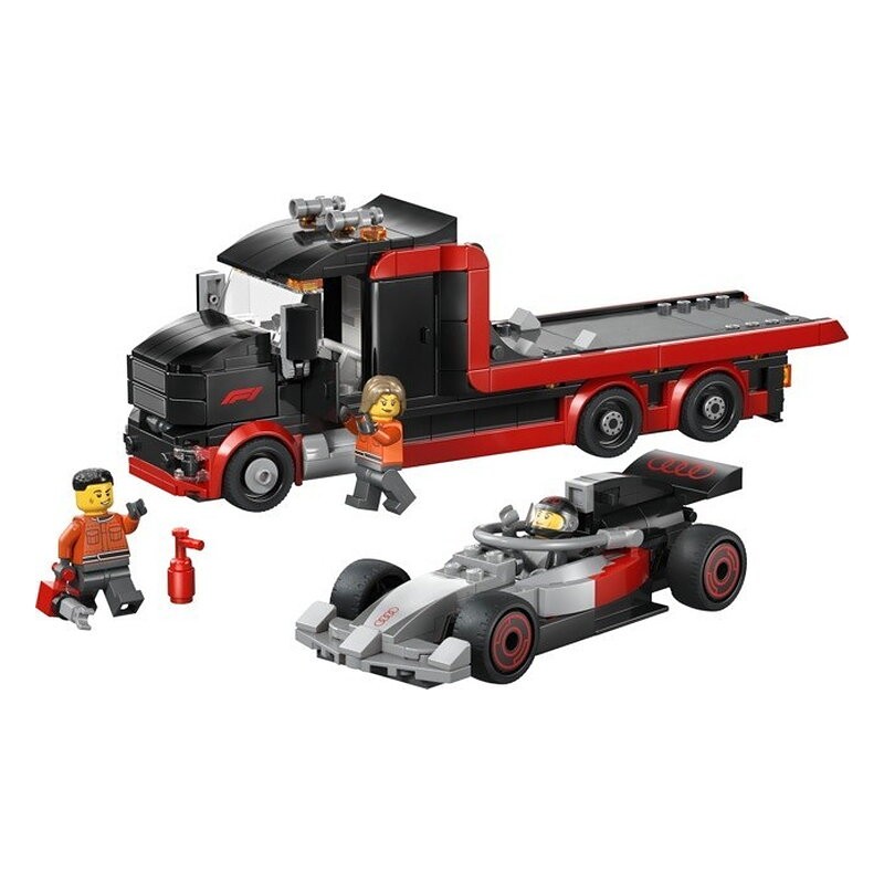 LEGO CITY-CAMION DE EXPOSICION DE F1® CON COCHE DE CARRERAS AUDIF1®