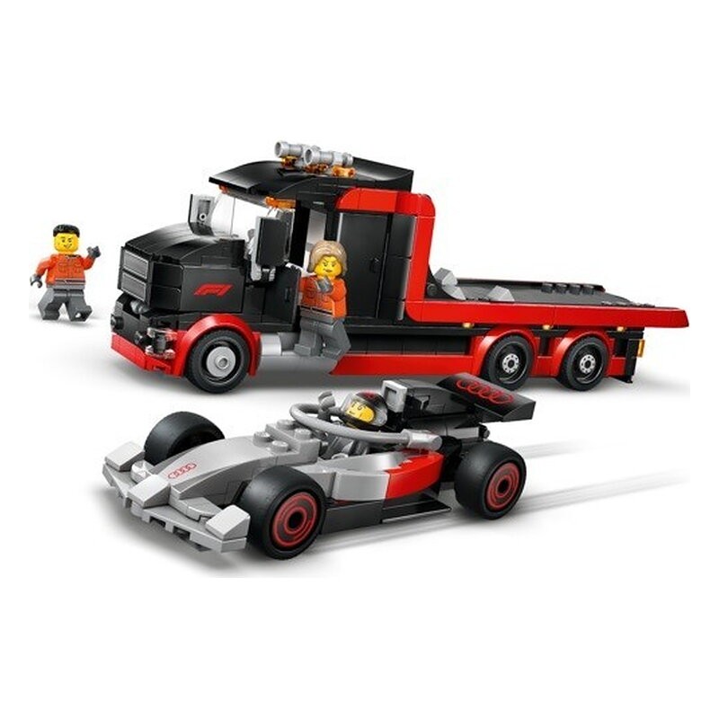 LEGO CITY-CAMION DE EXPOSICION DE F1® CON COCHE DE CARRERAS AUDIF1®