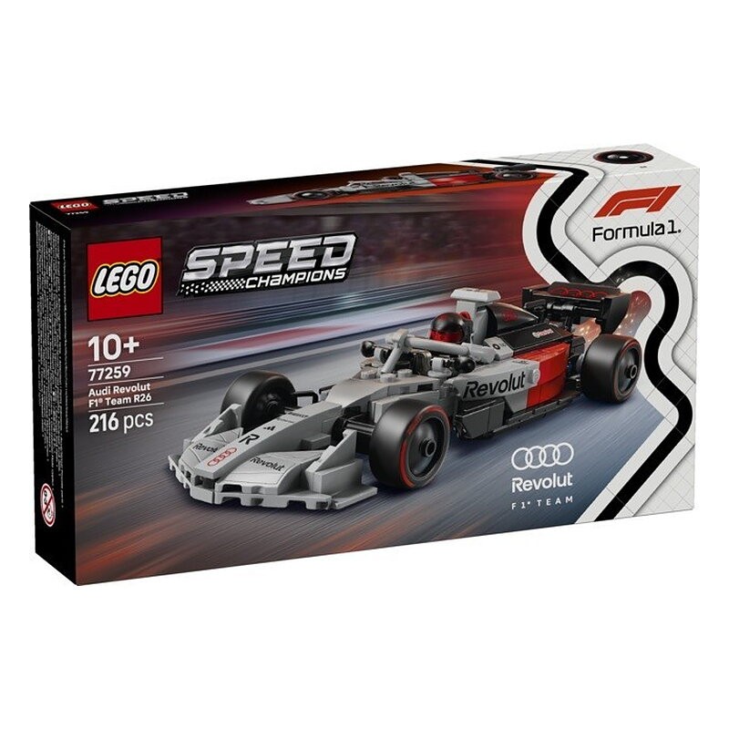 LEGO SPEED CHAMPIONS - COCHE DE CARRERAS AUDI REVOLUT F1® TEAM R26