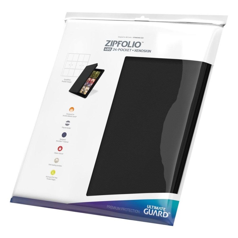 ALBUM ZIPFOLIO 480 24-POCKET XENOSKIN NEGRO