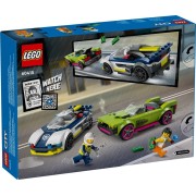 LEGO-60415 Coche de Policía y Potente Deportivo