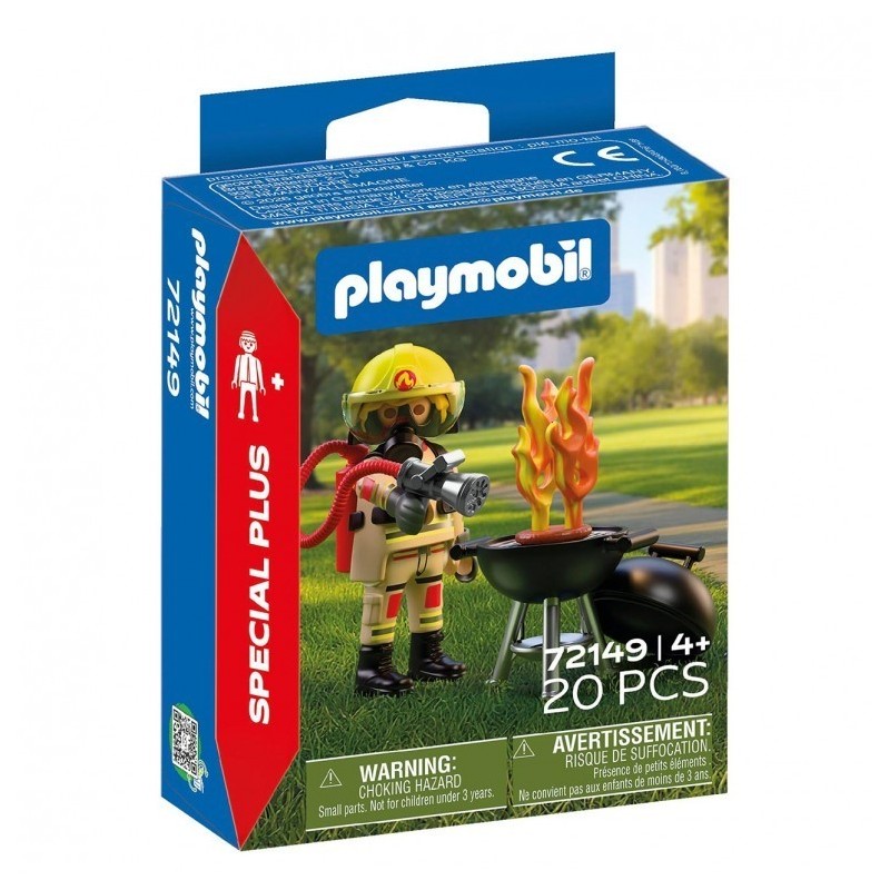 SPECIAL PLUS BOMBERO CON FOCO DE INCENDIO
