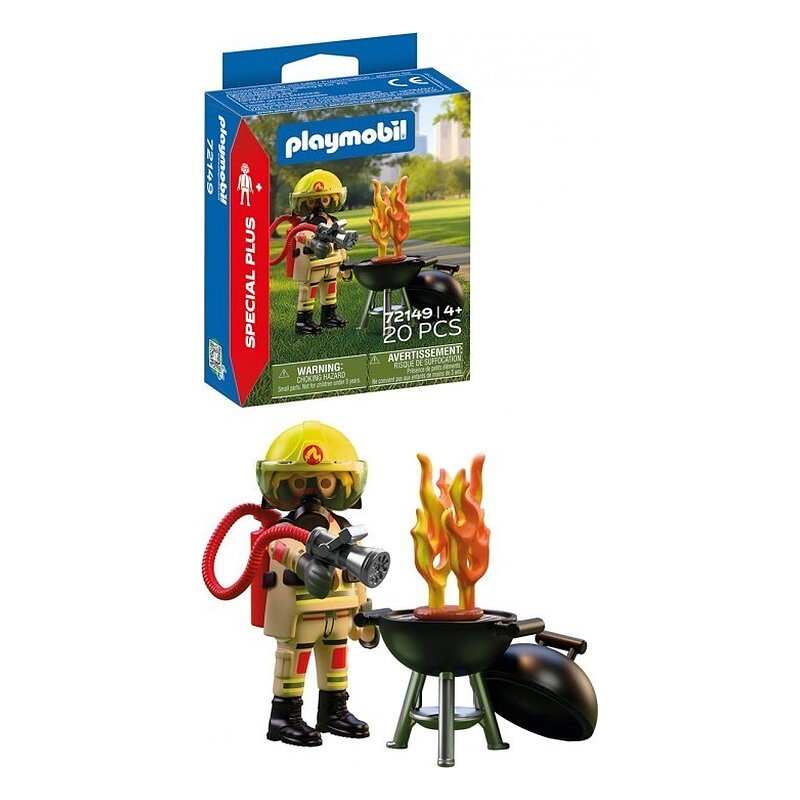 SPECIAL PLUS BOMBERO CON FOCO DE INCENDIO
