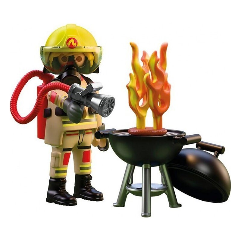 SPECIAL PLUS BOMBERO CON FOCO DE INCENDIO