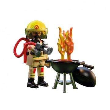 SPECIAL PLUS BOMBERO CON FOCO DE INCENDIO