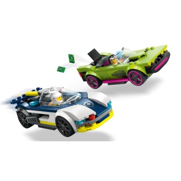 LEGO-60415 Coche de Policía y Potente Deportivo