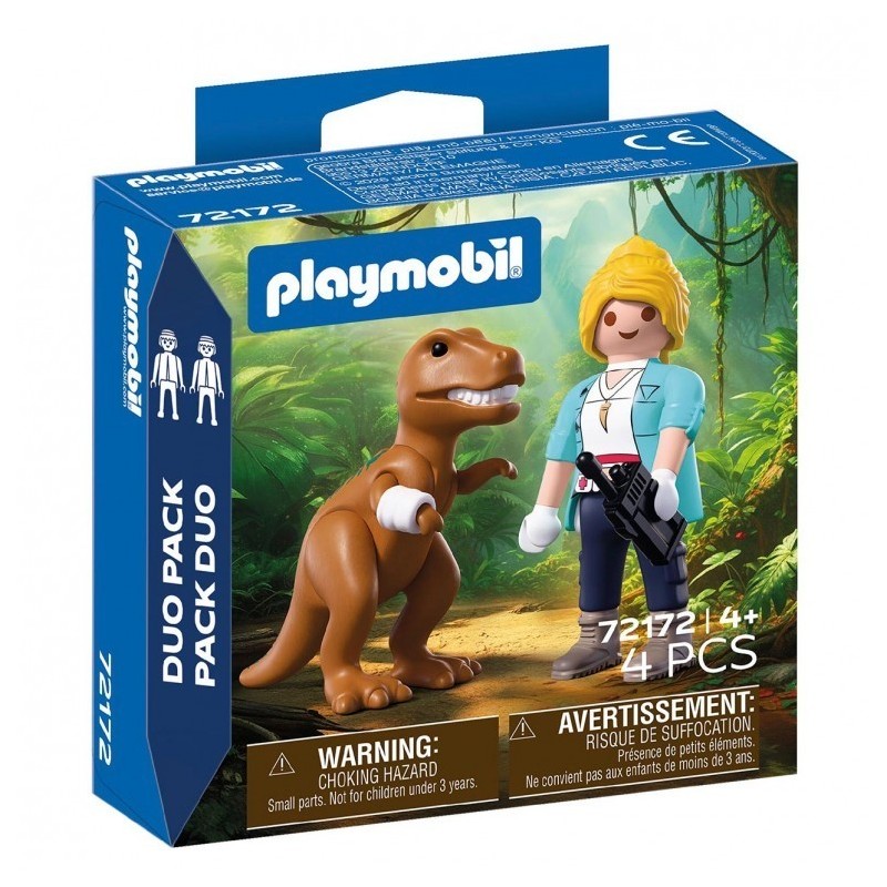 DUO PACK T-REX CON INVESTIGADORA