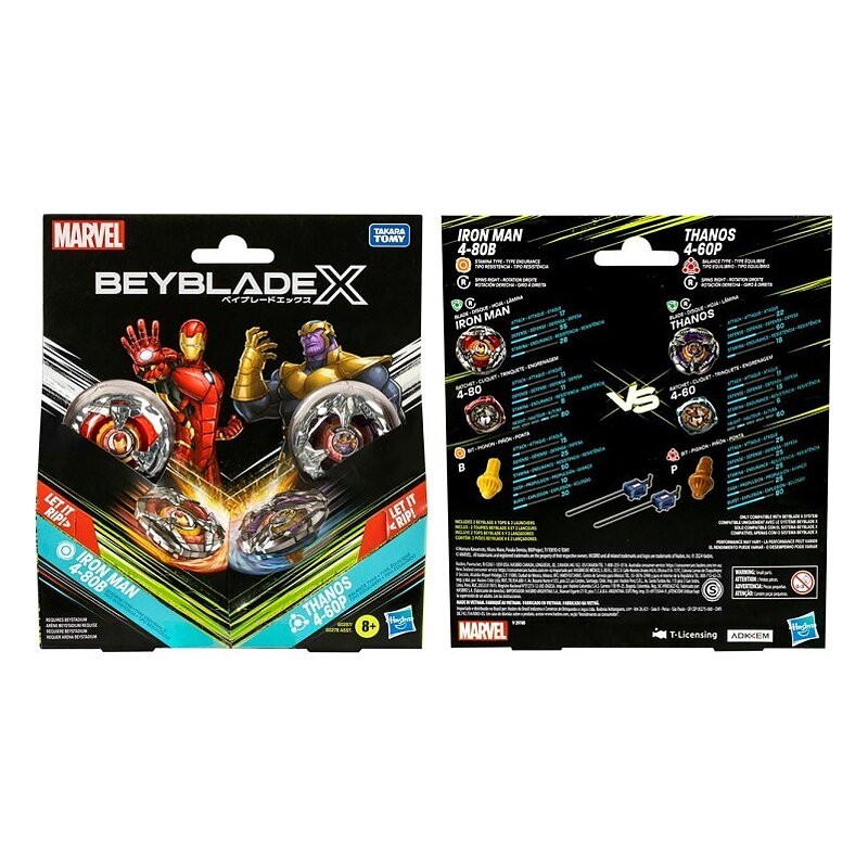 BEYBLADE X MARVEL SURTIDO