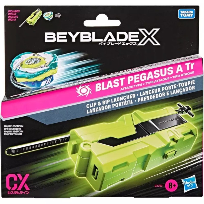 BEYBLADE X - SET DE LANZADOR PORTATIL