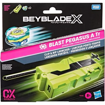 BEYBLADE X - SET DE LANZADOR PORTATIL