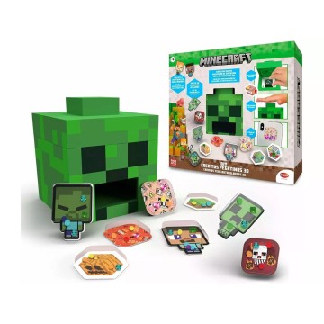 CREA TUS PEGATINAS 3D MINECRAFT
