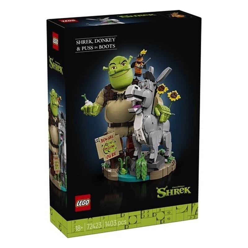 (PREPEDIDO) LEGO - SHERK, ASNO Y GATO CON BOTAS