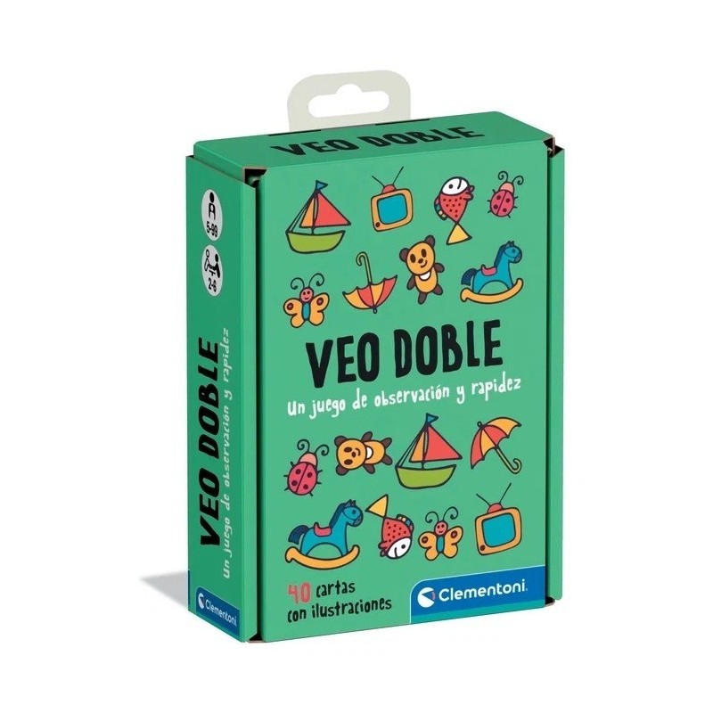 BARAJA CARTAS VEO DOBLE CLEMENTONI