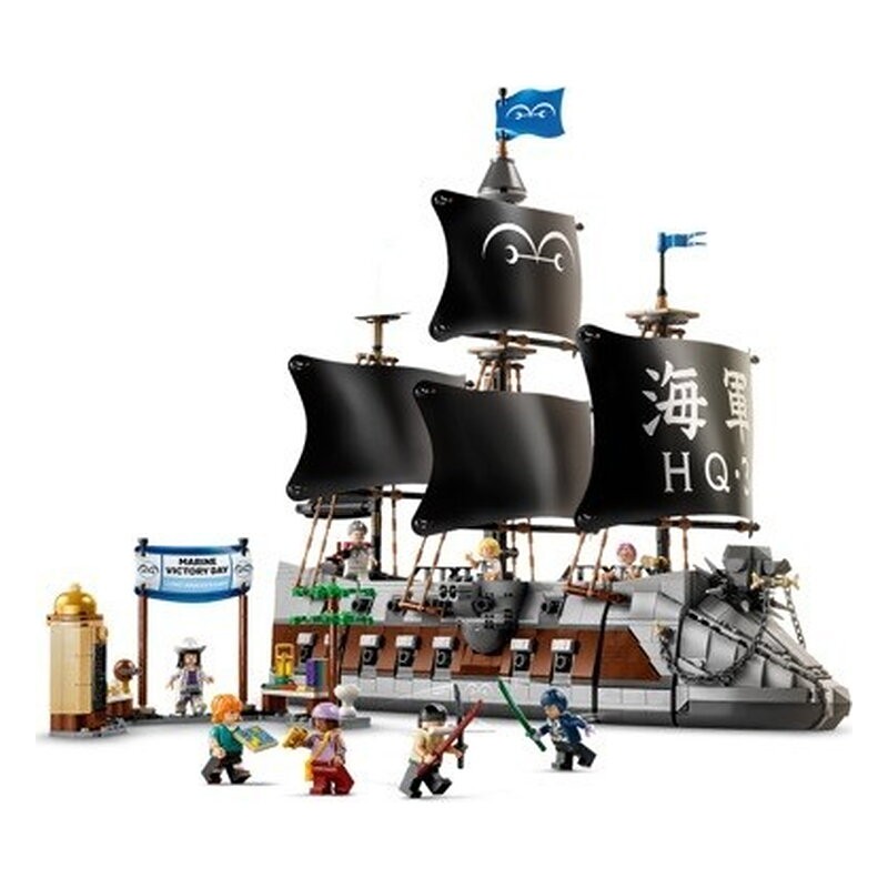 (PREPEDIDO) LEGO ONE PIECE - BARCO DE LA MARINA DE GARP