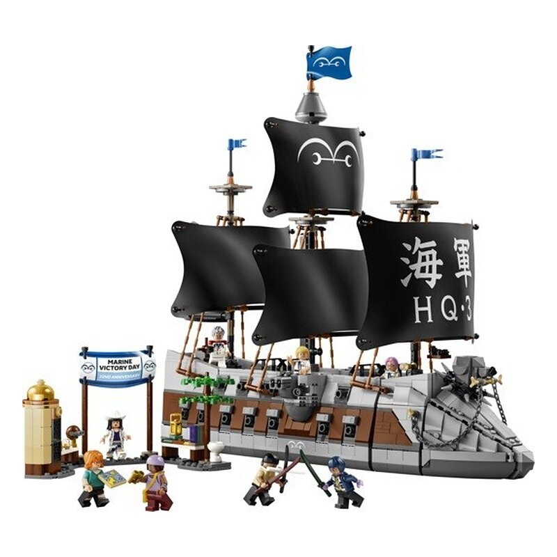 (PREPEDIDO) LEGO ONE PIECE - BARCO DE LA MARINA DE GARP