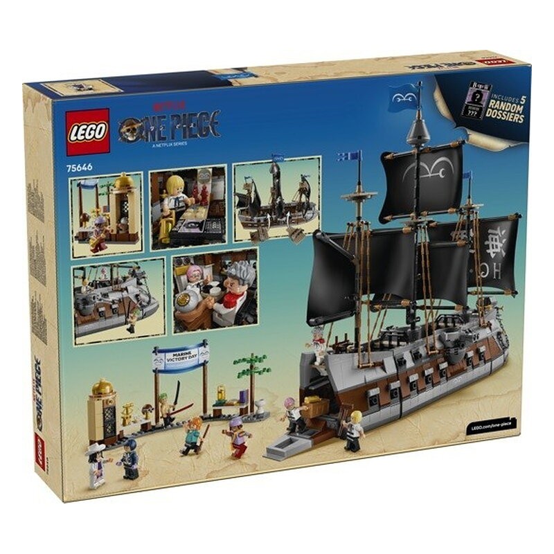 (PREPEDIDO) LEGO ONE PIECE - BARCO DE LA MARINA DE GARP