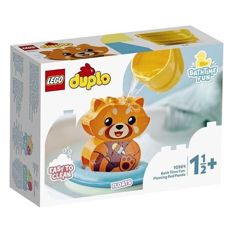 LEGO DUPLO DIVERSION EN EL BAÑO: PANDA ROJO FLOTANTE