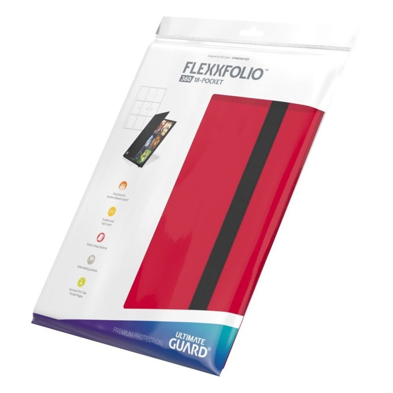 ALBUM FLEXXFOLIO 360 18-POCKET - ROJO