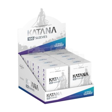 FUNDAS KATANA SLEEVES TAMAÑO STANDAR 100UD - BLANCAS