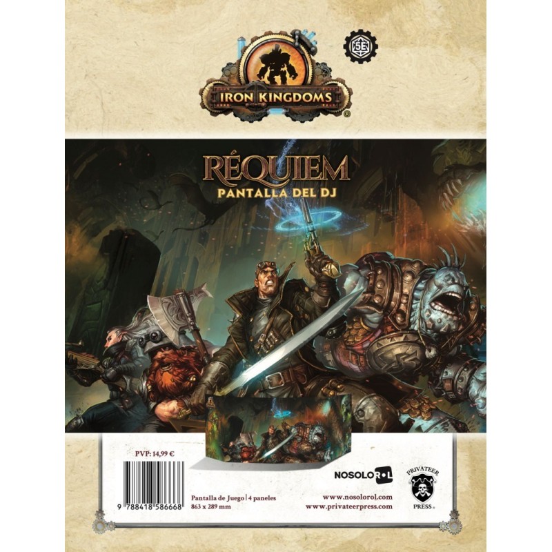 IRON KINGDOMS: RÉQUIEM - PANTALLA DEL DJ