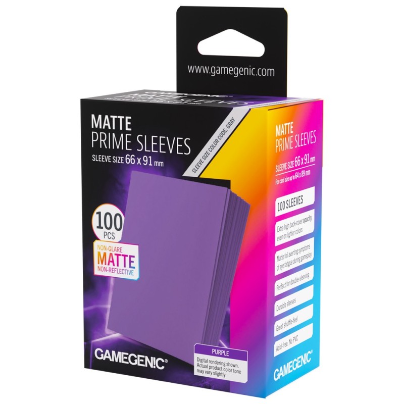 Matte Prime Sleeves Purple 66x91