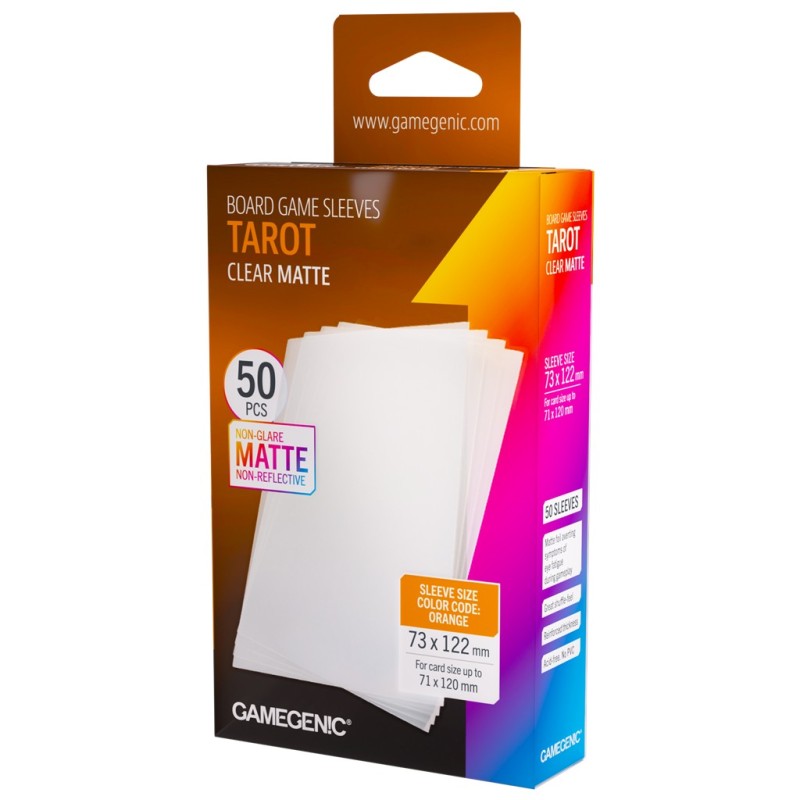 Board Game Sleeves Tarot Clear Matte