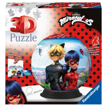 Puzzle Ball 3D 72 pcs: Puzzle ball Miraculous